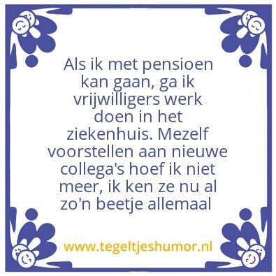Tegeltje: Veel problemen
