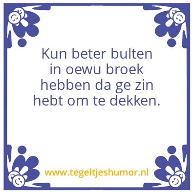 Tegeltje: Bulten