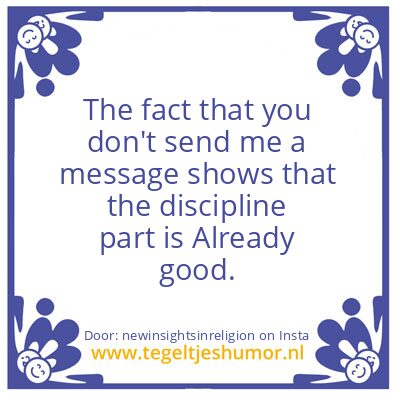 Tegeltje: Messages..