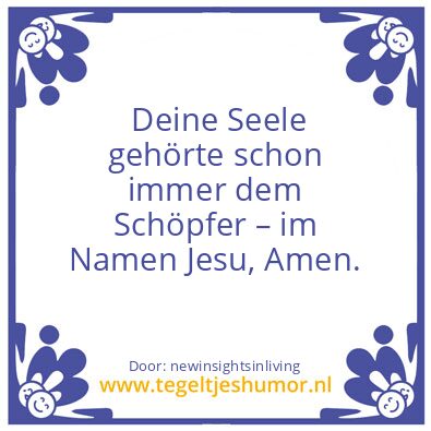 Tegeltje: We Are One.