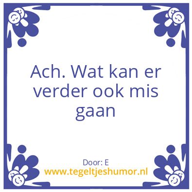 Tegeltje: E