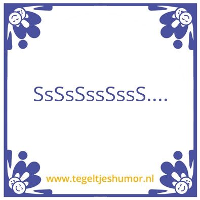 Tegeltje: De Korte