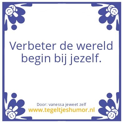 Tegeltje: MOTTO 2017