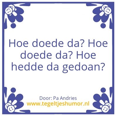 Tegeltje: Arjan 50 jaar
