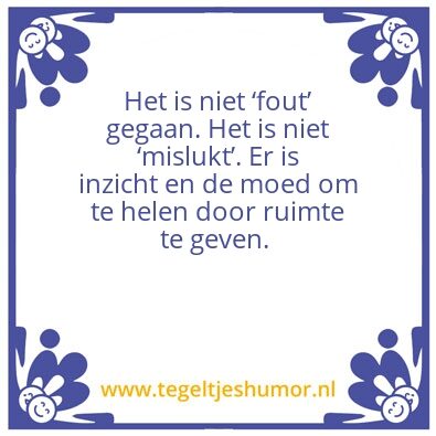 Tegeltje: Heling