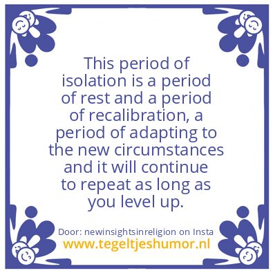 Tegeltje: level up
