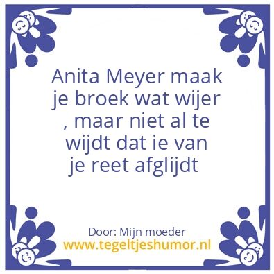 Tegeltje: .