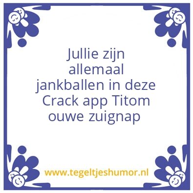 Tegeltje: De jankballen