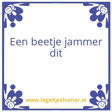 Tegeltje: Ed
