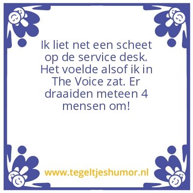 Tegeltje: Fart