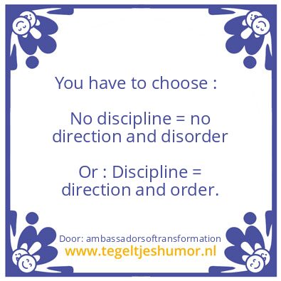 Tegeltje: You have to choose :