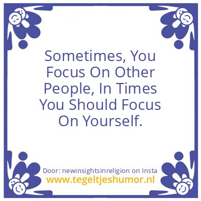 Tegeltje: “Sometimes”