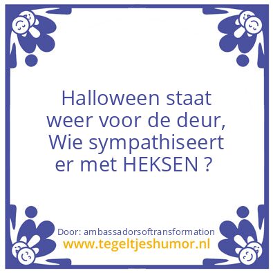 Tegeltje: Halloween