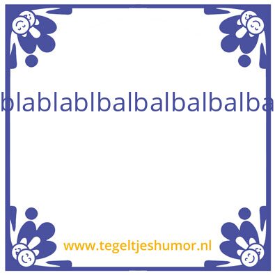 Tegeltje: stoppen slaan door 1