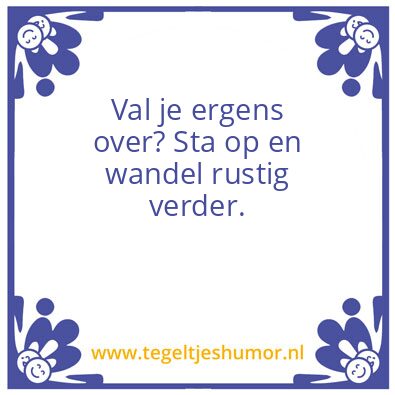Tegeltje: Oud Dockumer Wijsheden
