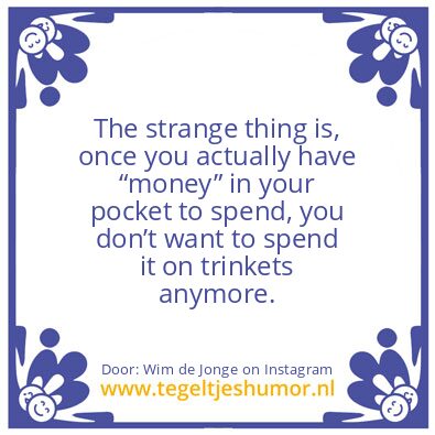 Tegeltje: trinkets  ?
