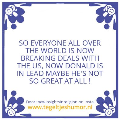 Tegeltje: I’LL VOTE FOR THAT !