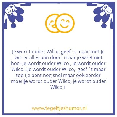 Tegeltje: Wilco