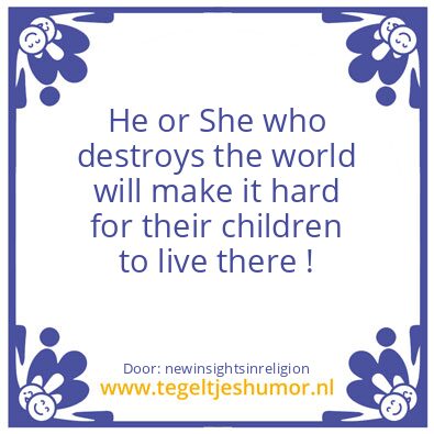 Tegeltje: He or She ..