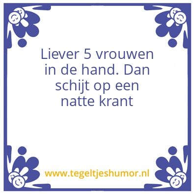 Tegeltje: Tegel