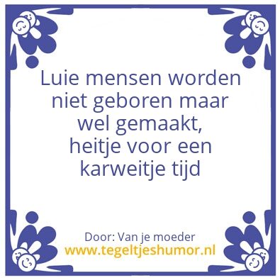 Tegeltje: Lu