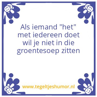 Tegeltje: Bun