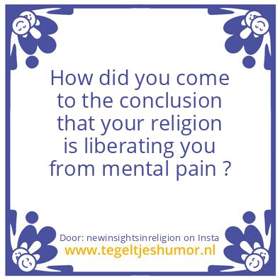 Tegeltje: mental pain
