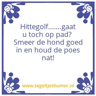 Tegeltje: Hittegolf