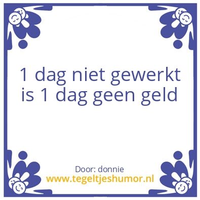 Tegeltje: donnie