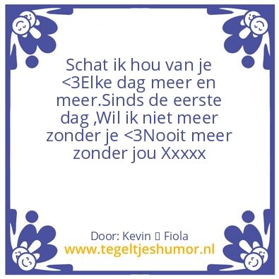 Tegeltje: Liefde