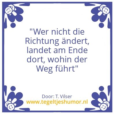 Tegeltje: Weg