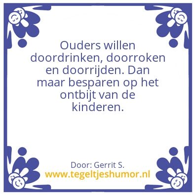 Tegeltje: Ik ben Gerrit.