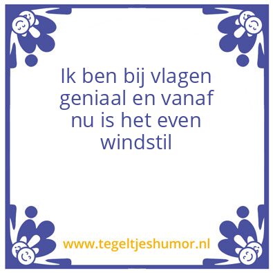 Tegeltje: Wind