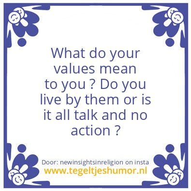 Tegeltje: To turn things around !