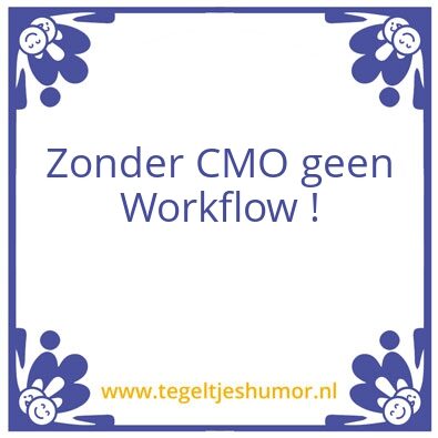 Tegeltje: CMO