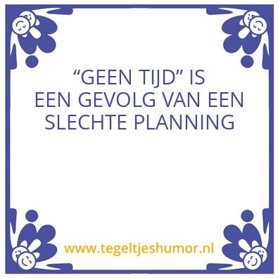 Tegeltje: DRUK