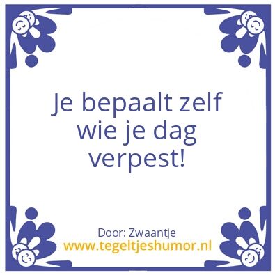 Tegeltje: Dag