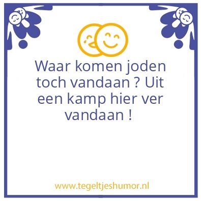 Tegeltje: jood
