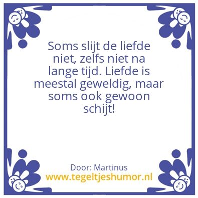 Tegeltje: Liefdespoep