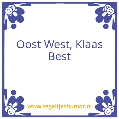Tegeltje: Klaas