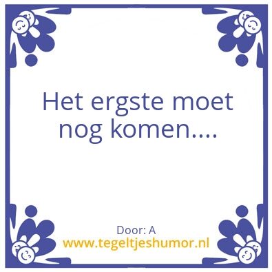 Tegeltje: Positief blijven