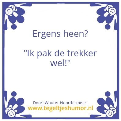 Tegeltje: vervoer