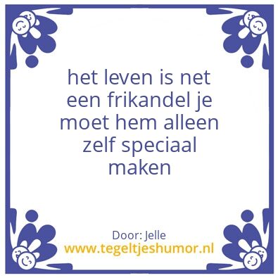 Tegeltje: frikandel