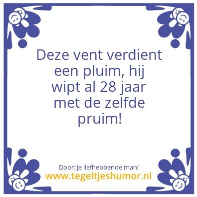 Tegeltje: 28 JAAR