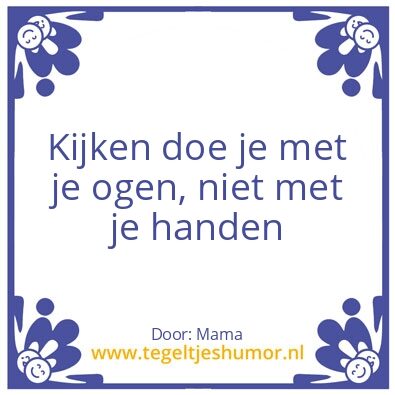Tegeltje: Kind