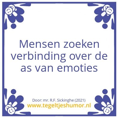 Tegeltje: Verbinding