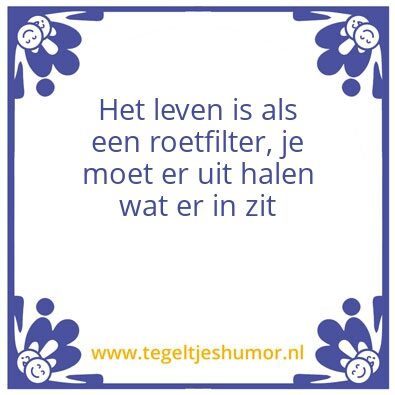 Tegeltje: Roetfilter