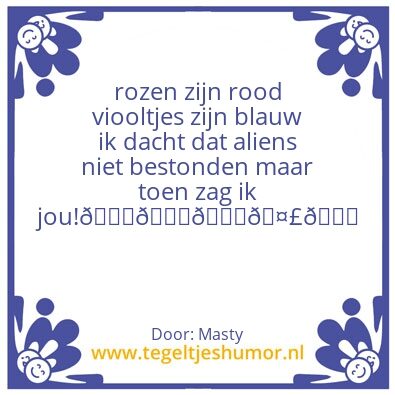 Tegeltje: hahaha