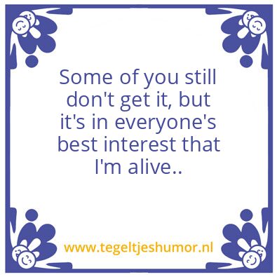 Tegeltje: Some Of You Still Don’t Get It