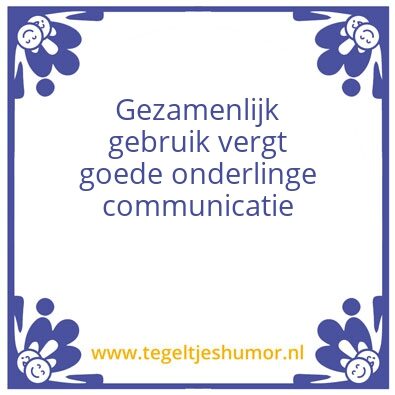 Tegeltje: Tegeltje